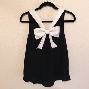 Sleeveless Bow Top